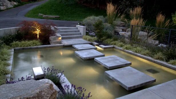 how to build a formal fish pond