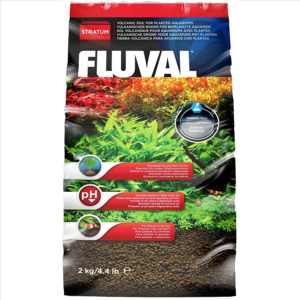 ADA Nature Aquarium La Plata Sand bag, light-colored substrate visible through clear center panel