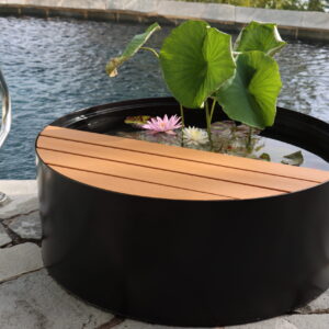 Alluminate classic round aluminium pond (with cover)