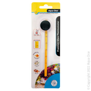 AquaOne Premium glass thermometer for sale