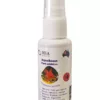 White spray bottle labeled “BBA AquaBoss Food additive” with fish graphic and number 4 on label