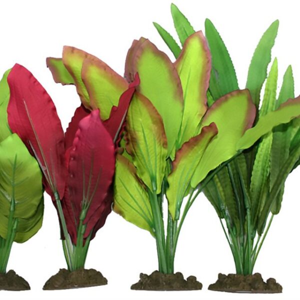 Silk Aquarium Plant Pack (4)