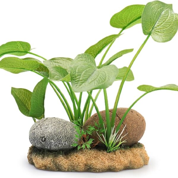 Tropical Leaf Plant Aquarium Ornament
