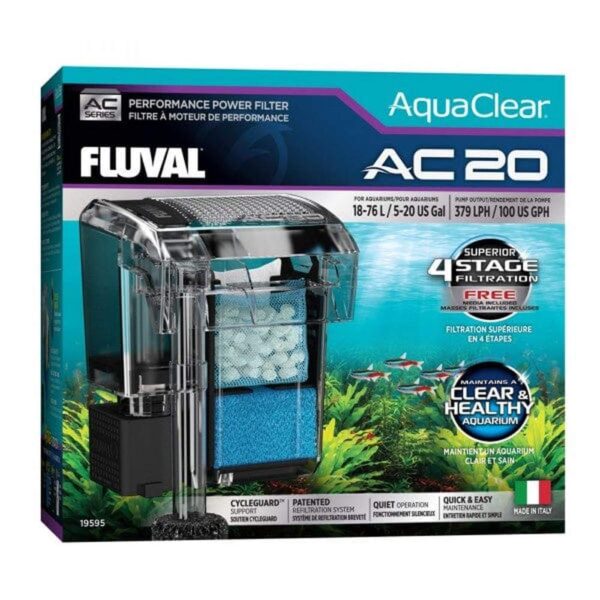 Fluval Aquaclear Hang on Filter AC20 (379lph)