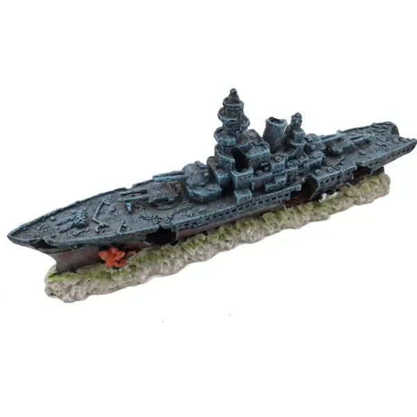 Small Shipwreck Aquarium Ornament