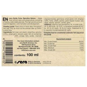 Sera Goldy Colour Granules - BB 03/2026 - image 3