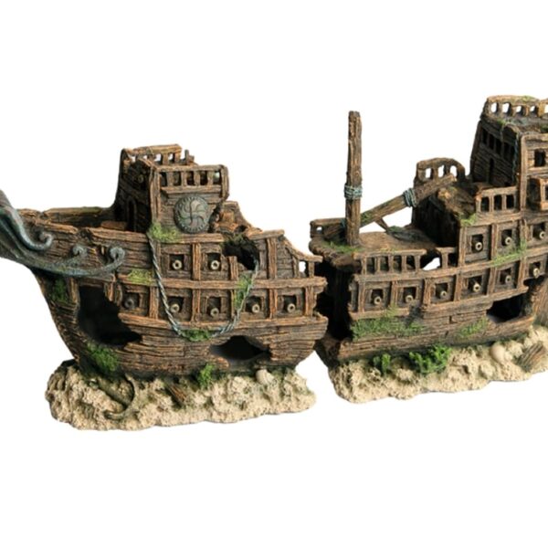 Sunken Galleon Shipwreck Aquarium Ornament