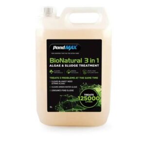 PondMax 3 in 1 Solution Pond Treatment for Fish Pond Algae/Weed/Sludge 5L