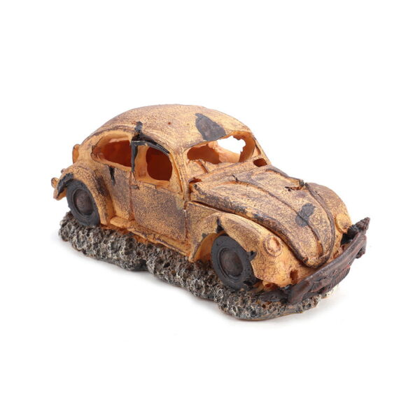 Sunken Rusty Car Aquarium Ornament