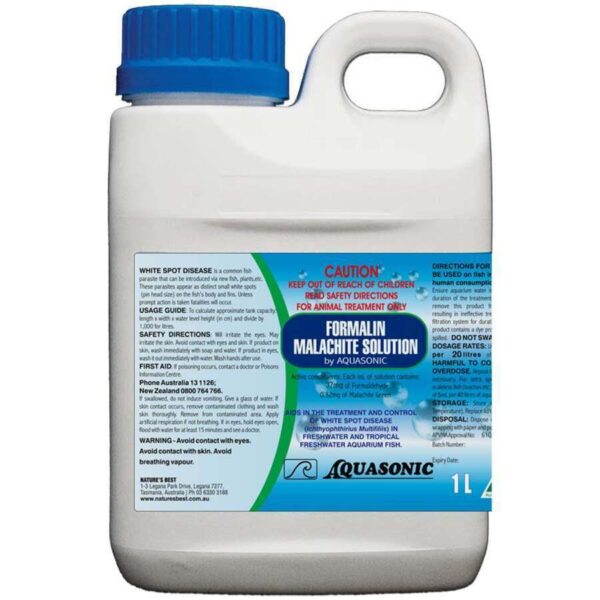 Aquasonic Formalin Malachite Solution