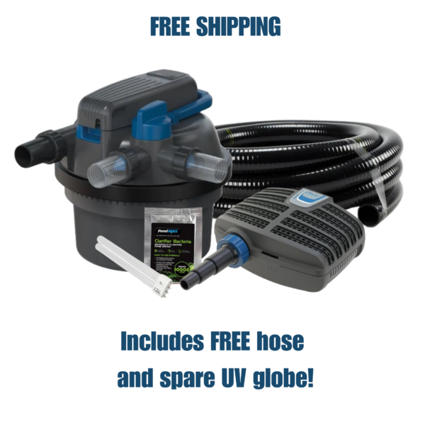 OASE Filtoclear 5000 Kit - Complete Pond Filtration for Ponds up to 2000L