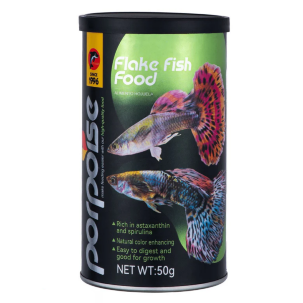 Porpoise Tropical Fish Flakes 50g